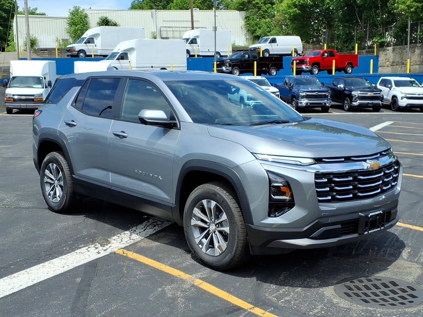 2026 Chevrolet Equinox LT in Sterling Gray Metallic — front three-quarter view