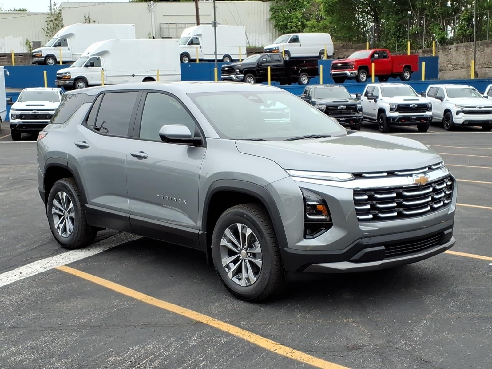 2026 Chevrolet Equinox LT in Sterling Gray Metallic — front three-quarter view