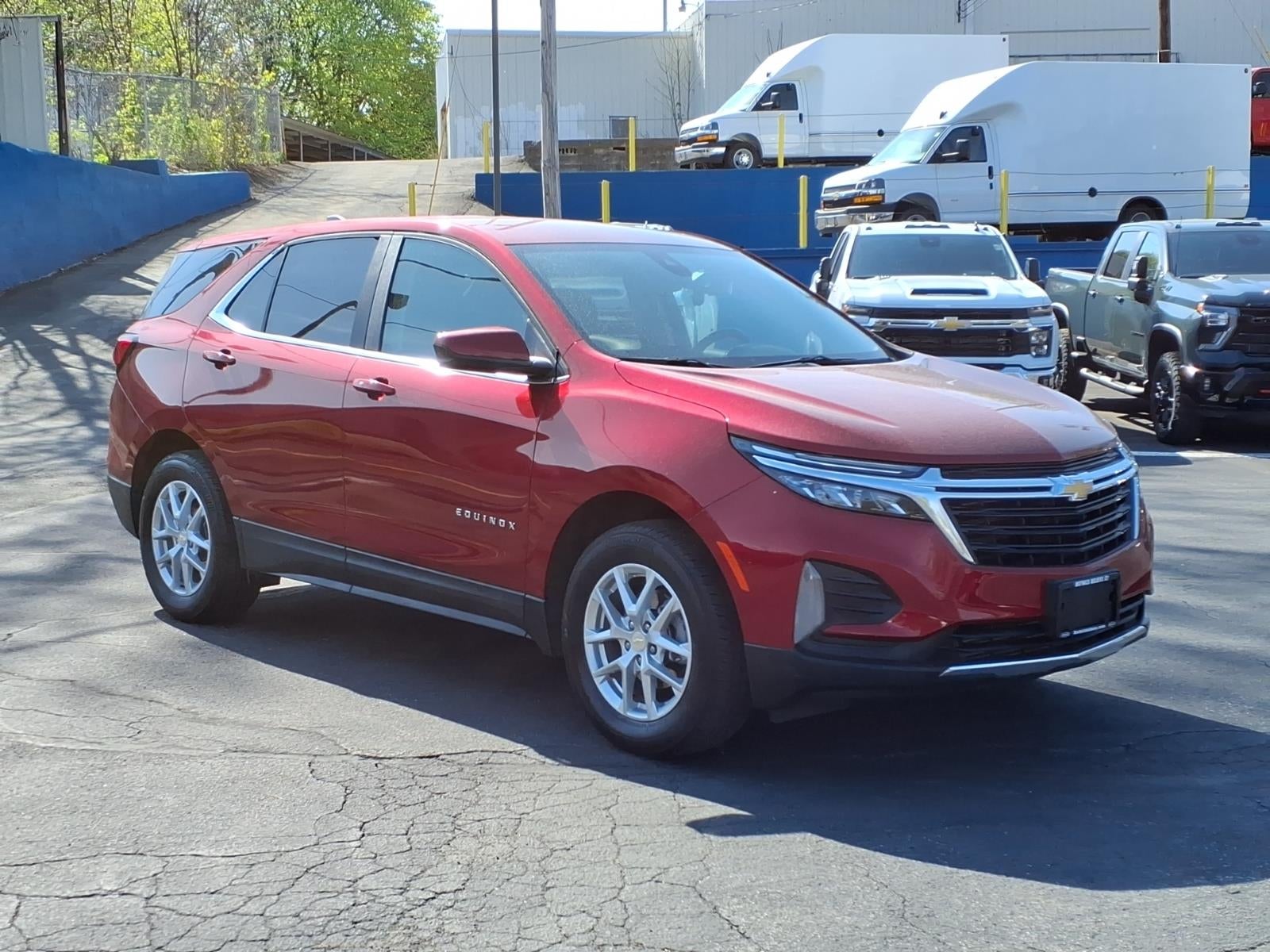 2023 Chevrolet Equinox LT in Radiant Red Tintcoat — front three-quarter view